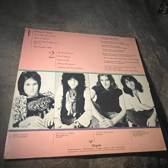 The Babys -Broken Heart - Vinyl LP record 1972 - Picture 2 of 3